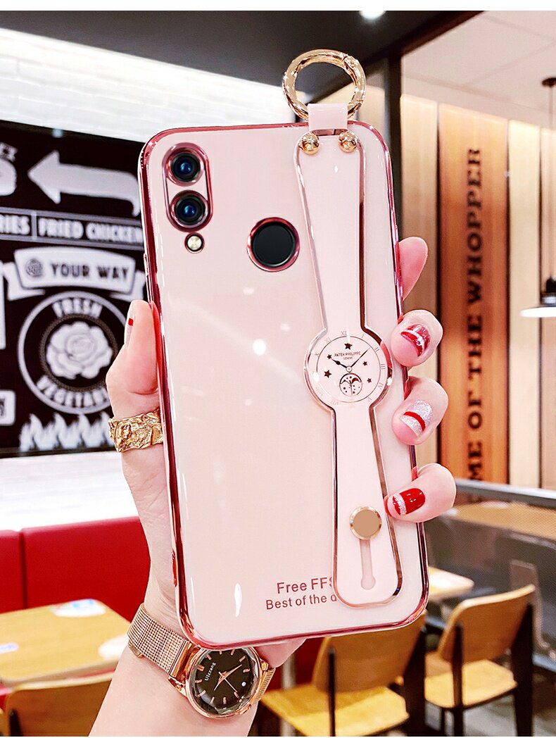 华为nova3手机壳nove3e保护novi3i硅胶套腕带斜挎挂绳nowa全包防摔软