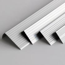 Anti-collision sticker stairs aluminum alloy anti-slip strip fall rubber strip anti-collision strip bedside toilet School edge ladder step corner