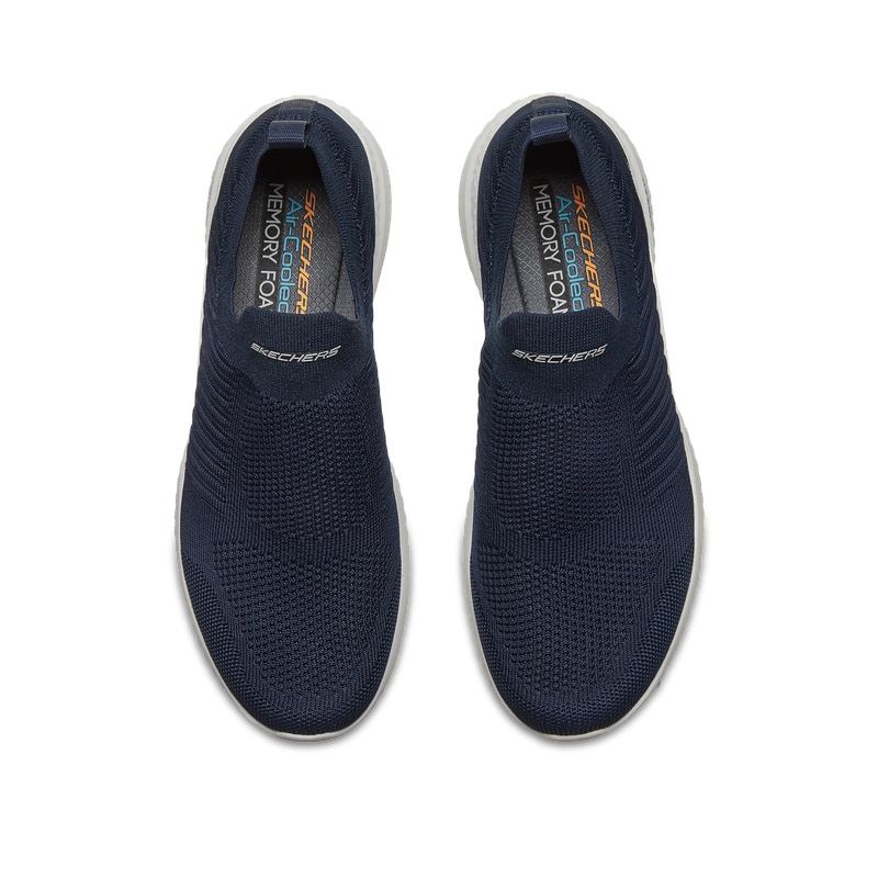 Skechers斯凯奇男鞋新款潮流一脚套休闲鞋透气网布运动鞋 Skechers斯凯奇男鞋新款潮流一脚套休闲鞋透气网布运动鞋