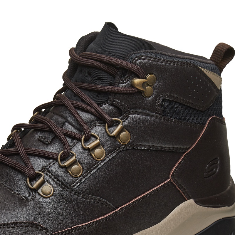 Skechers斯凯奇2019新品男鞋休闲吴尊同款复古工装马丁靴66256 Skechers斯凯奇2019新品男鞋休闲吴尊同款复古工装马丁靴66256