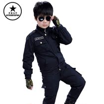 Boy camouflage suit Cotton spring special forces 2020 military uniform Childrens baby military training casual Foreign style childrens clothing