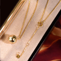 Wing | Happy Planet 18K Gold Ball Necklace Commercially available thick gold version