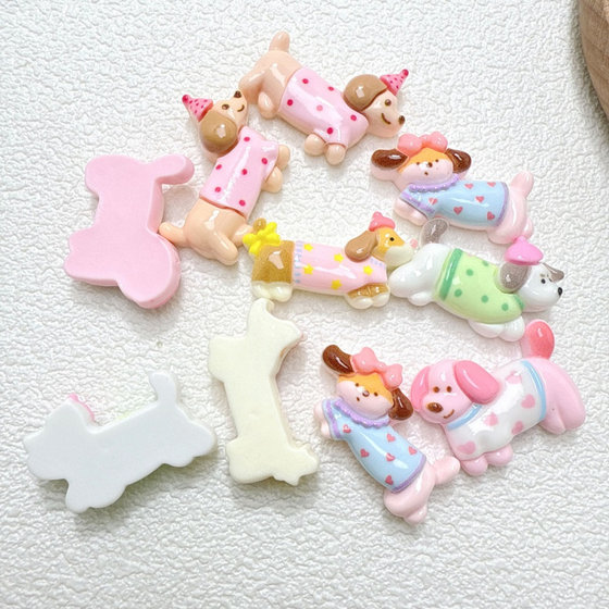 새로운 만화 강아지 수지 액세서리 도매 DIY 수제 재료 신발 버튼 모자 머리 장식 새로운 만화 강아지 수지 액세서리 도매 DIY 수제 재료 신발 버튼 모자 머리 장식
