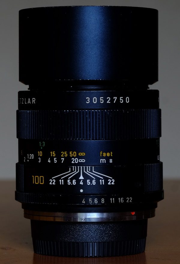 已改尼康口的徕卡leica macro-elmar-r 1:4 / 100微距镜头_不打折现价