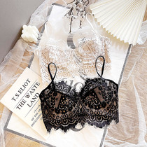 Small breasts French non-steel ring sling underwear one thin sexy big U back lace bralette bra