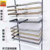 Jinhong clothing store shelves a-pillar hanger ladder column Rose gold womens clothing rack Childrens clothing rack front side pylons Wrought iron pylons