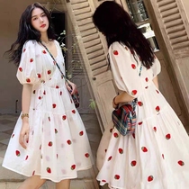 Pregnant Women summer suit out fashion 2021 maternity dress summer skirt tide Hot Mom personality dress summer