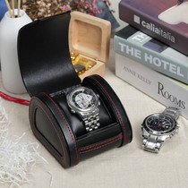 Watch box single storage box jewelry box mechanical watch box collection box high-grade leather watch box personality watch box