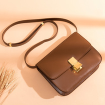 Bag 2023 new tide retro square bag box tofu bag blast female bag fashion bag with one shoulder slope bag