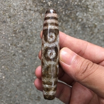 Tibet Return to Xiangxiong Period Natural Red Cinnabar Special-shaped Turtle Back Nine Eyes Old Tianzhu Jewelry Pendant for Men and Women