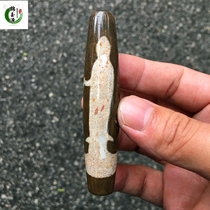 Natural Tibetan authentic to pure millennium old Tianzhu Ruyi full of cinnabar old mine old Tianzhu Xiang Guanyin Lao Tianzhu