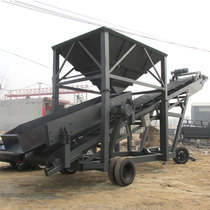 Sand sieving machine Automatic large mobile drum sand and gravel separation equipment Commercial vibration 50 type 80 type 30 type