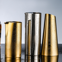 Applicable to bar ktv stainless steel small tie pot wine splitter kettle personality creative anti-drop cold kettle big water Cup