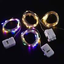 Pretty flower clothes waterproof LED light string wish small color lamp 2 M Bouquet decoration material florist supplies flashing light