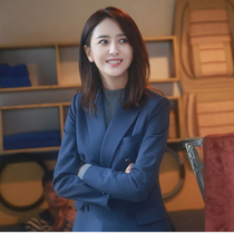 Tong Liya Stars The Same Suit Suit Women Fashion Ssuit Suit Suit Double Exclusive Button Professional Clothes Autumn Winter