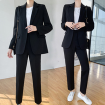 2021 Springtime Casual Suit Jacket Woman Han Version Loose Positive Dress Professional Suit Fashion Black Net Red Little West Suit