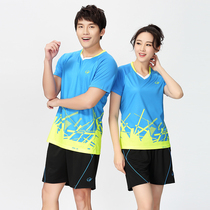 New Quick Dry Badminton Clothing Sets Unisex Short Sleeve Sports Suit Quick Dry Badminton Shirt Custom Print