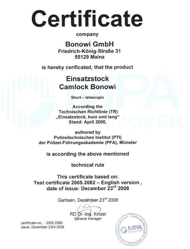 Телескопическая дубинка Bonowi 400150 Camlock EKA Телескопическая дубинка Bonowi 400150 Camlock EKA