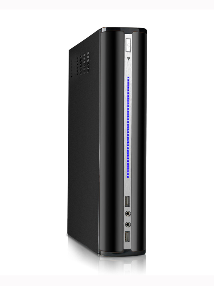 e. mini liren e-2007micro atx mini box desktop vertical itx built-in power small mainframe box