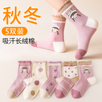 Antarctic girl socks spring and autumn children princess girl autumn and winter baby in autumn and winter