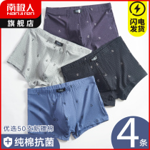 Antarctica panties mens cotton breathable boxer shorts summer thin boys boxer top plus size LY