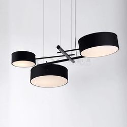 Light and shadow custom combination chandelier Excel hotel round simple bar lamp coffee shop club ceiling lamp