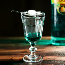 ins French vintage glass goblet yogurt ice cream champagne red wine sparkling wine whisky cocktail glass