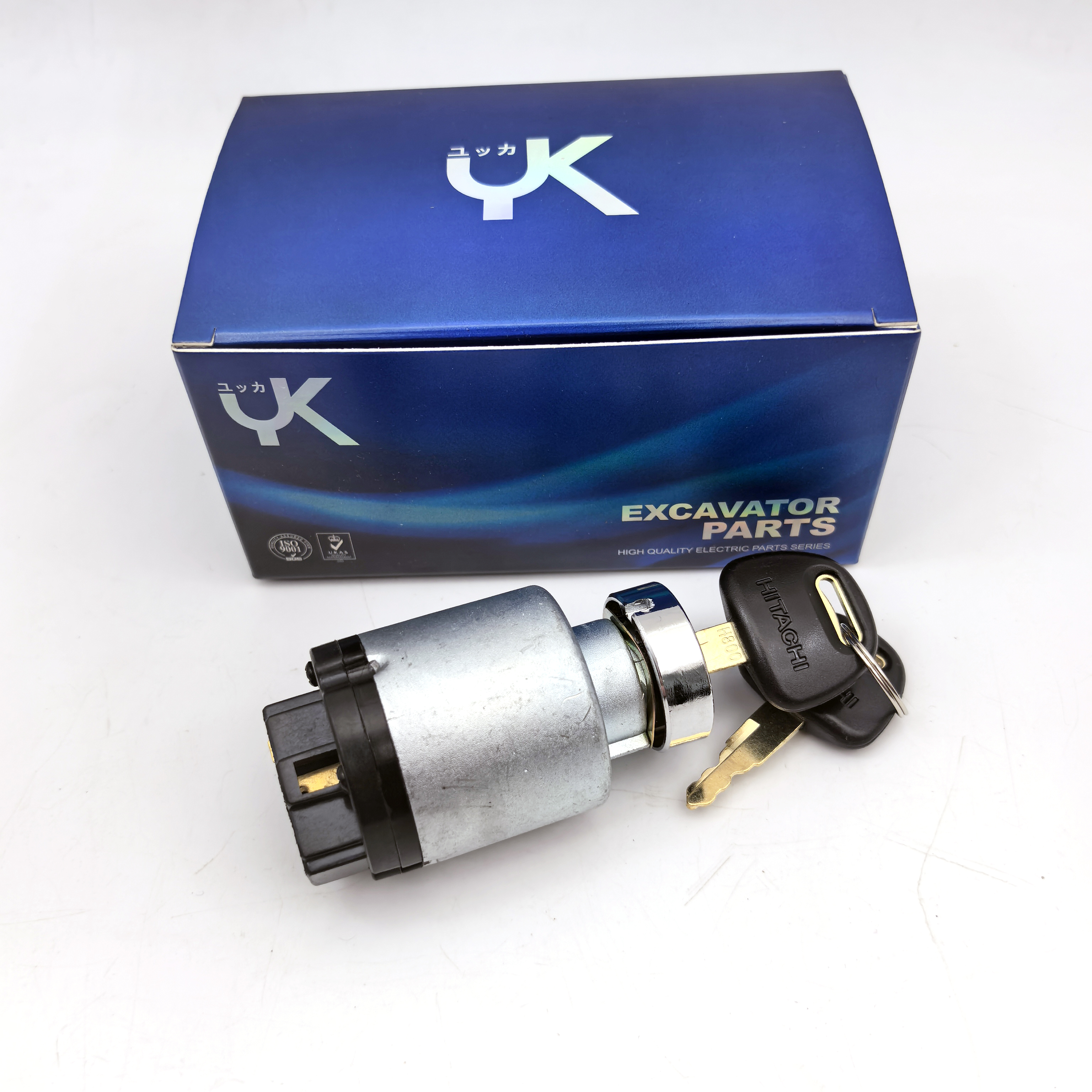 适用日立ZX/EX120/200/240-2-3-5-6挖机启动点火开关电门锁配件