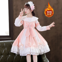 Children's dress Lolita autumn outfit with new girl long sleeve princess skirt autumn girl skirt child outfit winter