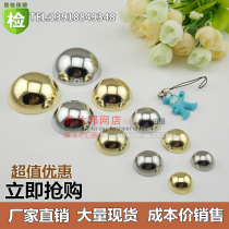 Hemisphere alloy Mirror nails decorative nails curved mirror nails glass nails advertising screws Golden Mirror nails