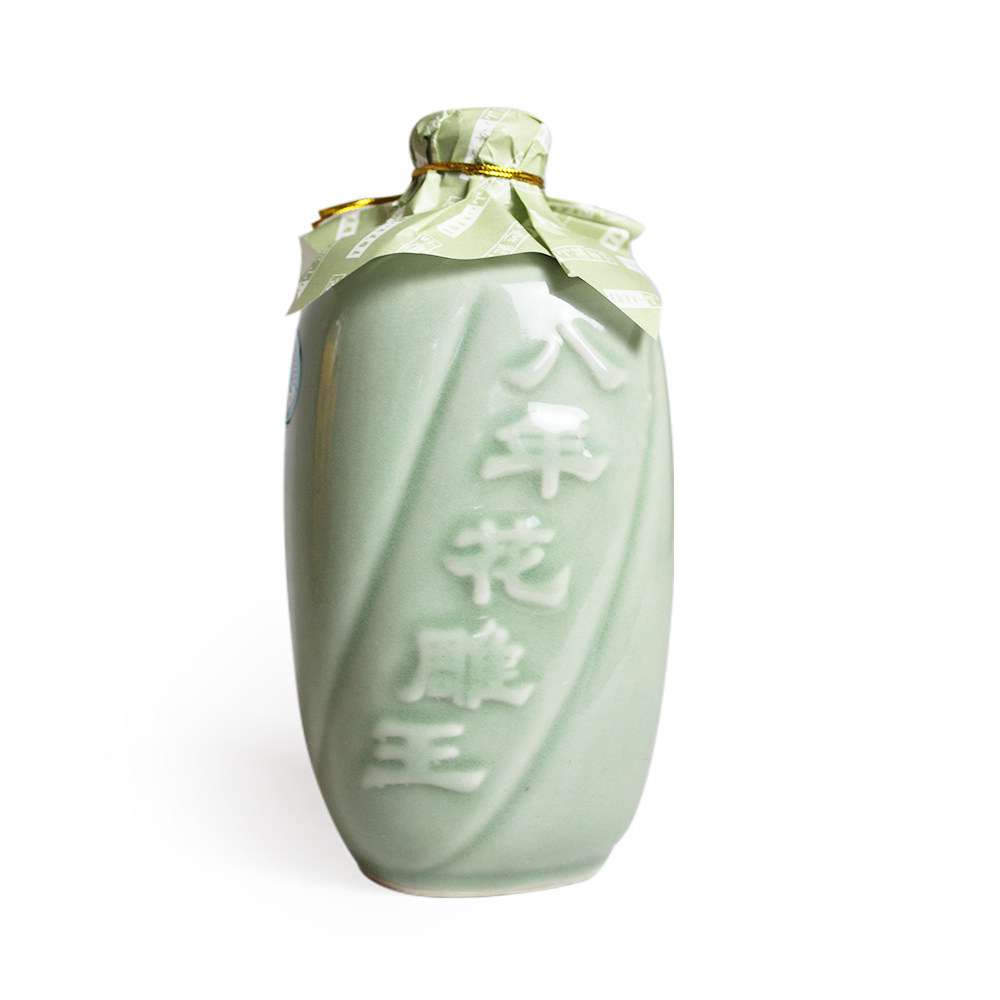 【名乡特产专营店】绍兴黄酒古越龙山青瓷花雕王八年陈500ml特价免