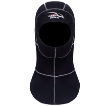 3MM neoprene diving cap winter insulation scuba shoulder cover snorkeling cold-proof professional diving equipment