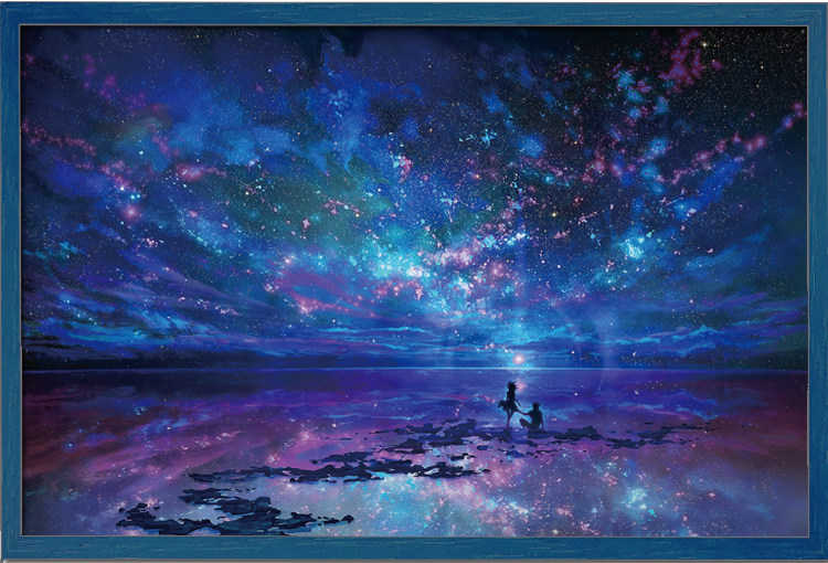 木质500/1000/5000片成人拼图梦幻爱情绚丽灿烂星空益智玩具