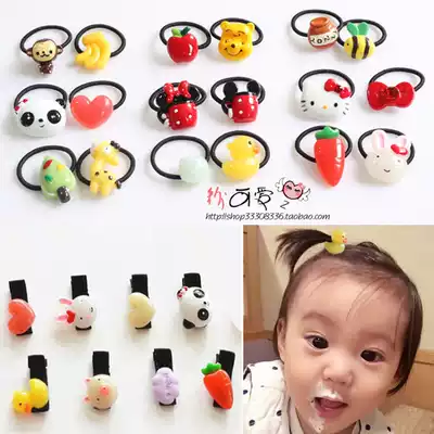 Children's hair accessories Hairband Hairband do not hurt hair rubber band Princess headdress baby tie hair small rubber band Full Clip