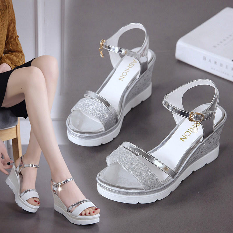 platform muffin sandals
