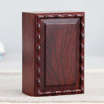 Mahogany box Organ box Red acid branch jewelry box Solid wood storage seal box Jewelry wooden vintage jewelry box packaging