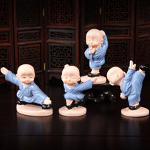 Home accessories ornaments car accessories bogus frame ornaments cute Buddha car base ornaments little monk