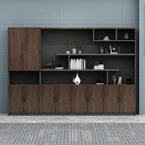 Wooden file cabinet Data file cabinet Office bookcase Bookcase Boss cabinet Bookcase Office furniture locker