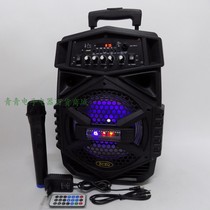 8 Inch High Power Festoon Lamp Square Dance Lapole Box mobile portable charging sound ZCZQ Card-card Bluetooth speaker