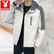 Flowers Playboy Coats Mens Spring Autumn Season Tooling 2021 New Trend Signs Korean Version Casual Clothes Jacket