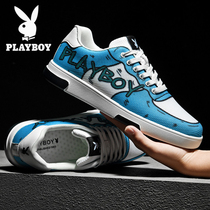 Floral Playboy mens shoes 2022 new summer breathable trendy graffiti Tide Shoes 100 hitch mesh Sports Casual Board Shoes