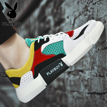 Flowers Playboy Men Shoes Summer Tide Shoes Ins Old Daddy Shoes Man Trends Board Shoes Breathable Mesh Surface Sports Casual Shoes