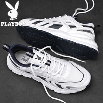 Floral Playboy mens shoes 2022 new summer breathable sports shoes Mens 100 lap net shoes heightening older Daddy Chautide shoes