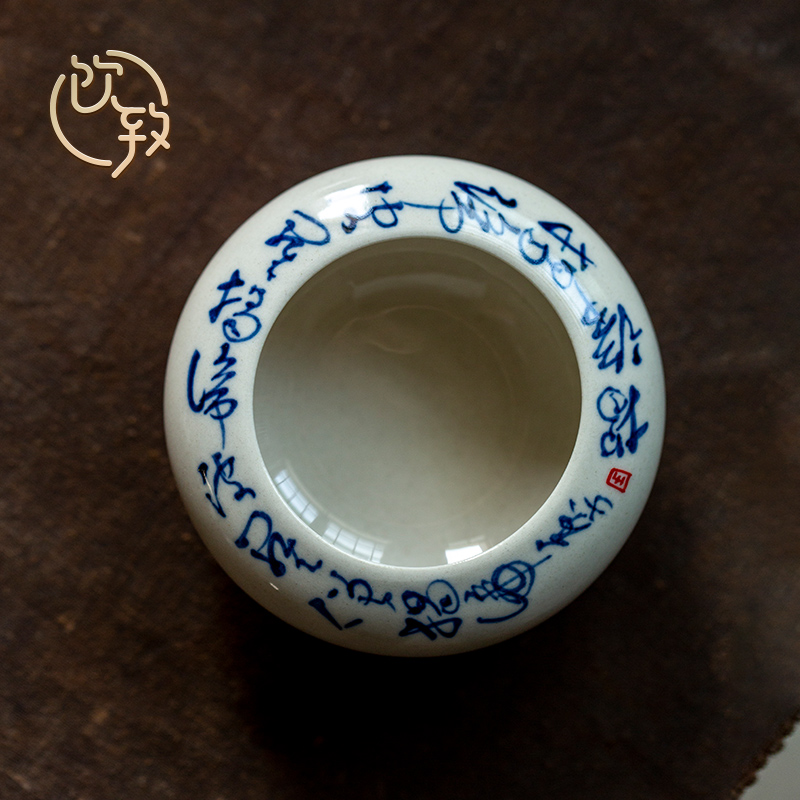 Ultimately responds to the blue and white porcelain yarn censer household indoor consecrate fragrant incense for stupa censer tea accessories