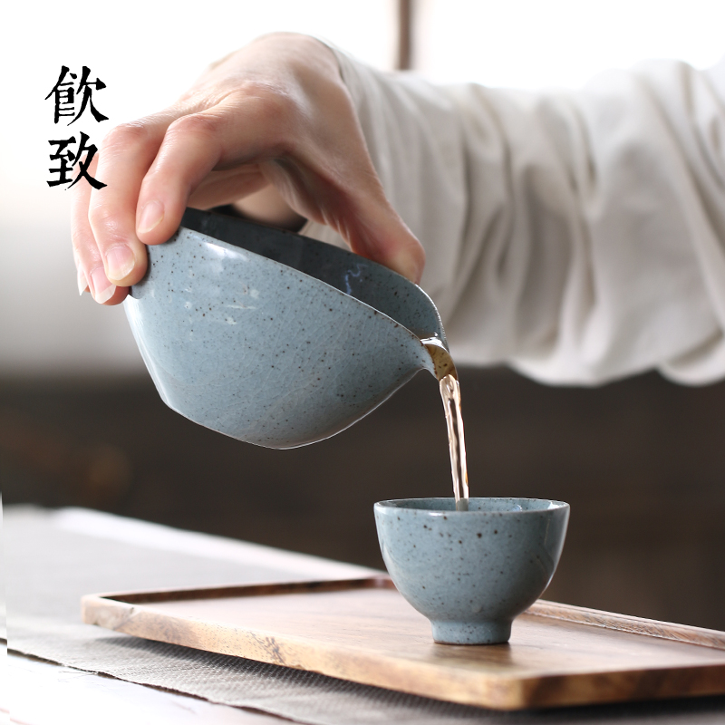 Ultimately responds to coarse pottery tea tea set ceramic fair keller large points move kongfu tea sea Japanese male cup restoring ancient ways