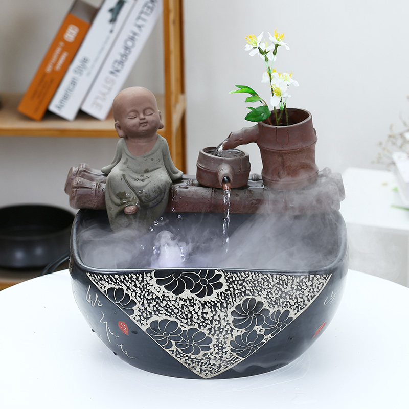 Package mail jingdezhen ceramic aquarium goldfish turtle cylinder water aquarium goldfish bowl creative small sitting room adornment