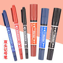 Mark Pen Black Oily Pen Thickness Seducer Pen Ink Color Mark Pen Red Waterproof Express Logistics Large Head Pen