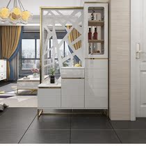 Light and luxurious fashion minimalist wine cabinet Footwear Cabinet Screen Cabinet Integrated Modern Living-room Partition Cabinet in the door Xuanguan