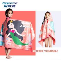 Dovan forest children swimming bathrobes towel absorbent towels beach cartoon suction towels quick dry bath towels 18574500