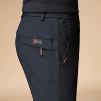 Teen Plus Suede Thickened Male Pants 2021 New Trend Autumn Winter Clothing Winter Mens Casual Long Pants Outwear